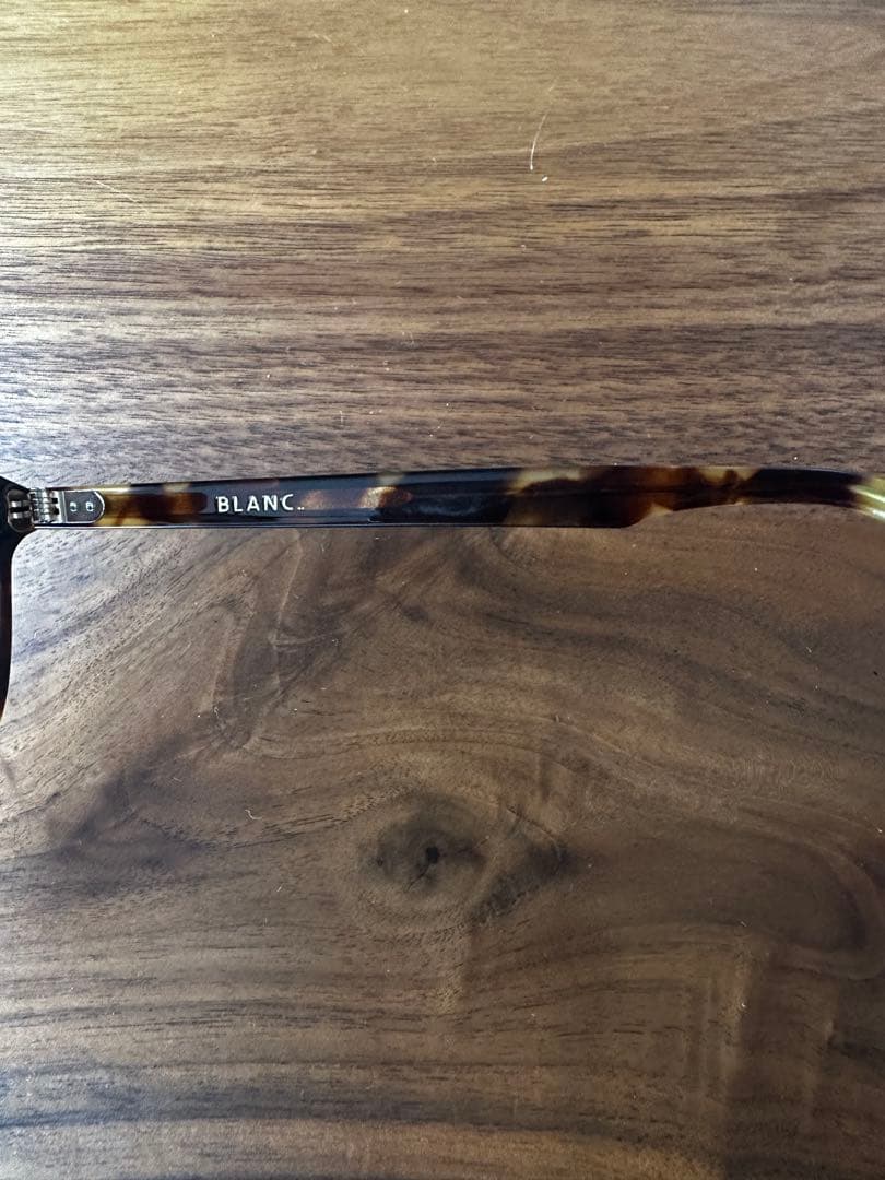 BLANC ブラウン ラウンドサングラス