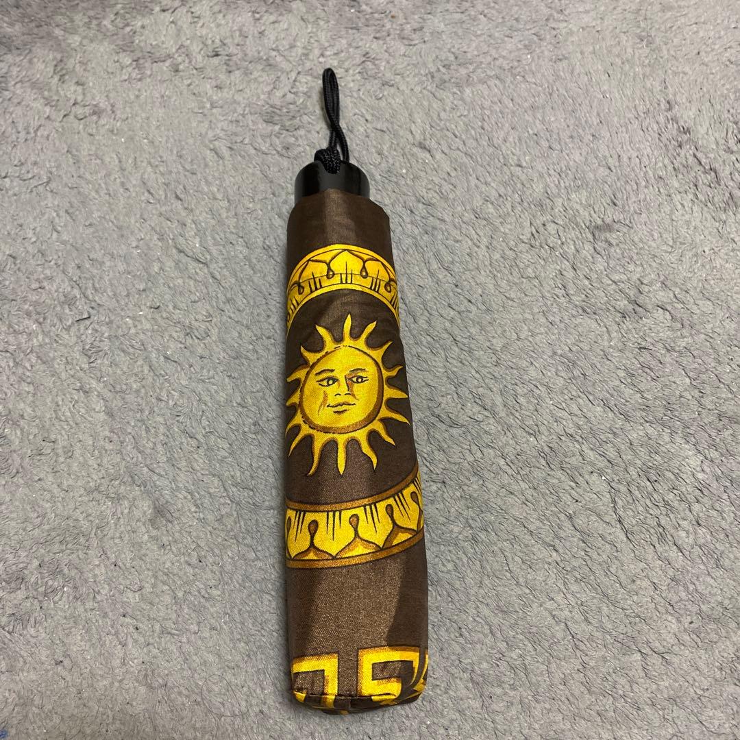 VERSACE 太陽モチーフ 雨傘 折りたたみ