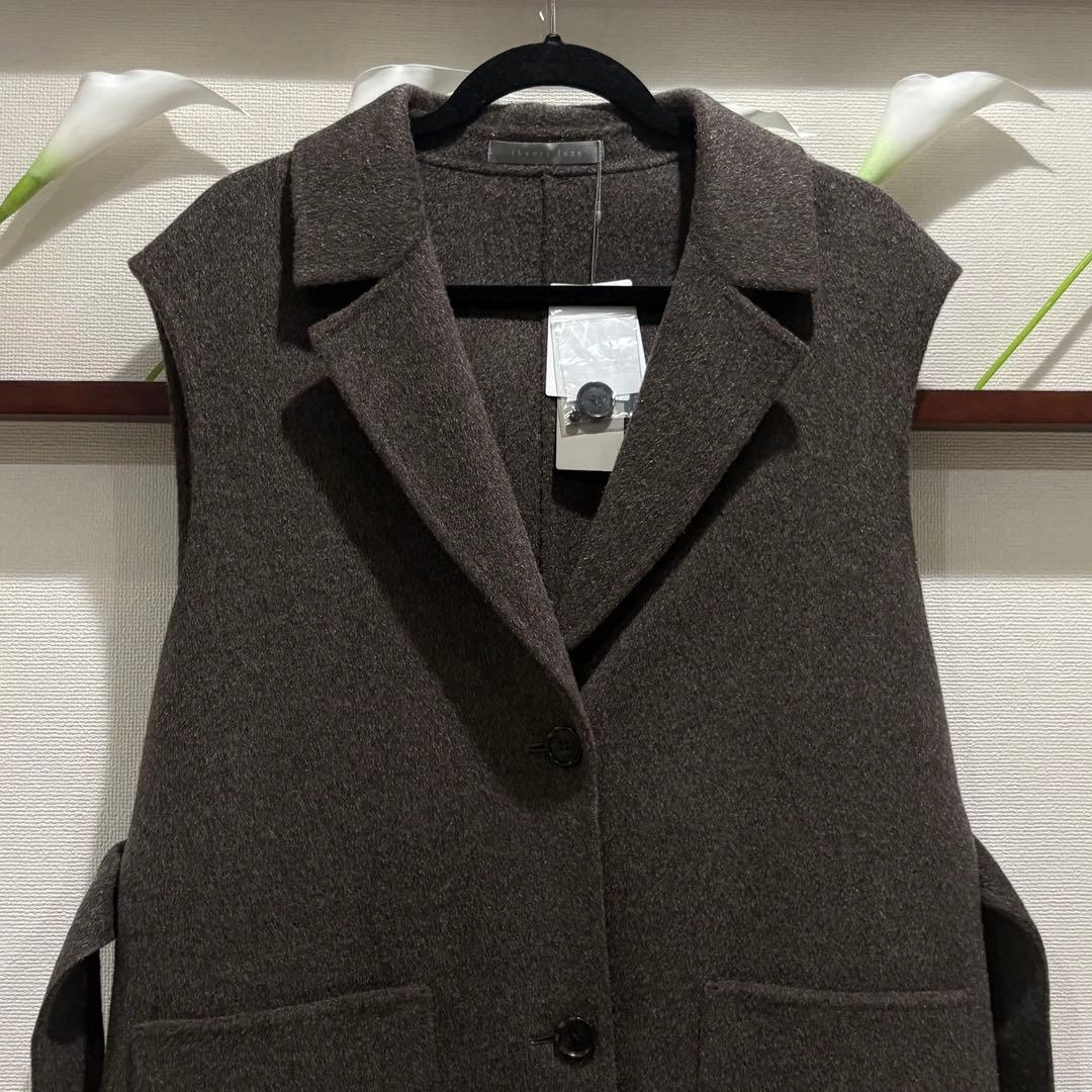 新品★theoryluxe ロングベスト　カシミヤ混　ジレ