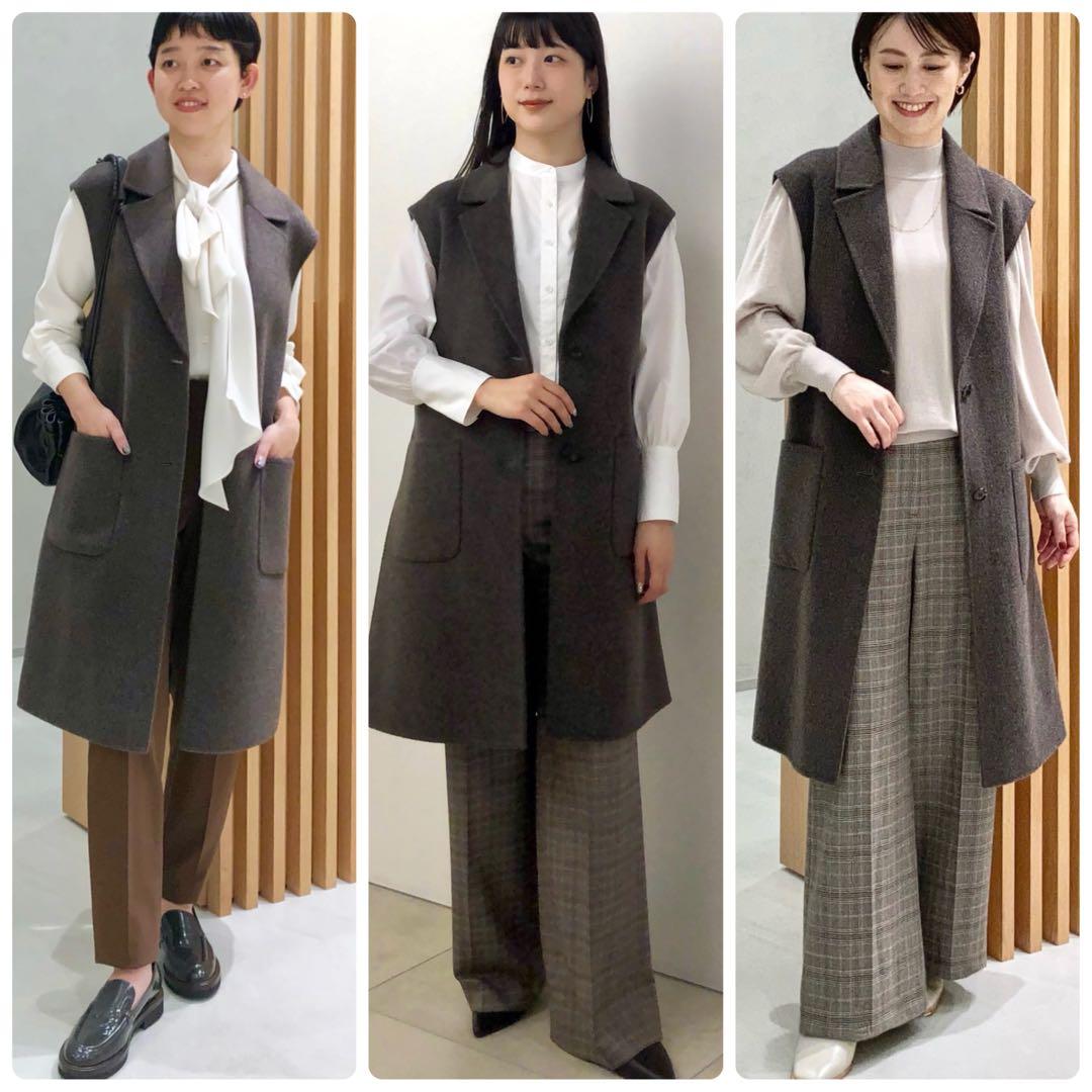 新品★theoryluxe ロングベスト　カシミヤ混　ジレ