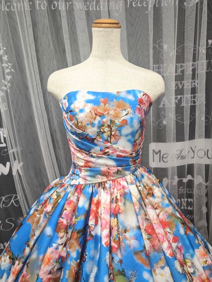 M / mika ninagawa 蜷川実花 カラードレス ニナガワミカ　ブルー