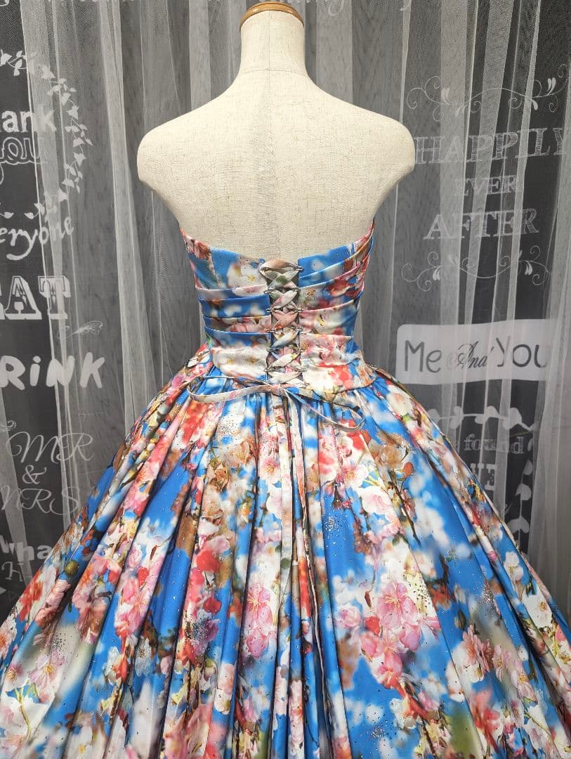 M / mika ninagawa 蜷川実花 カラードレス ニナガワミカ　ブルー