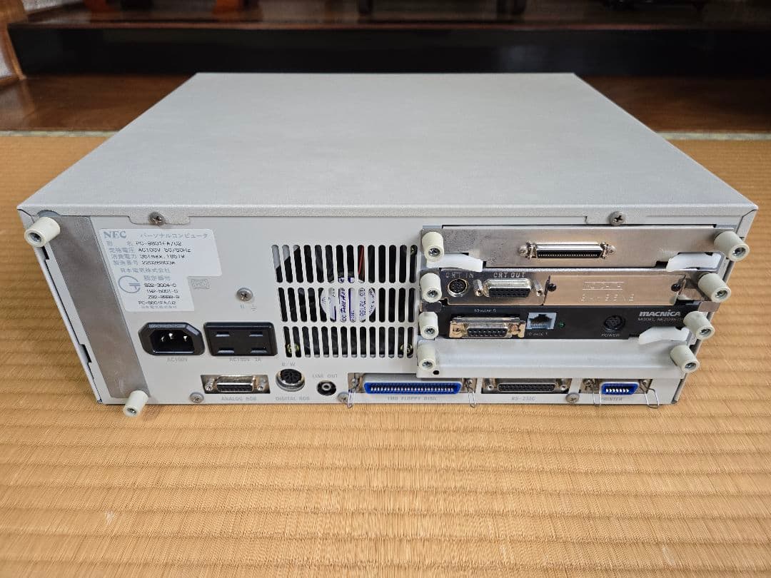NEC PC-9801FA/U2 本体起動不可 拡張ボード3枚 増設メモリ付き