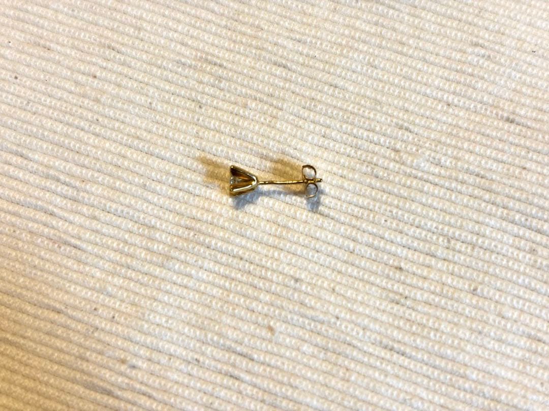 hirondelle et pepin たて爪ダイヤピアス