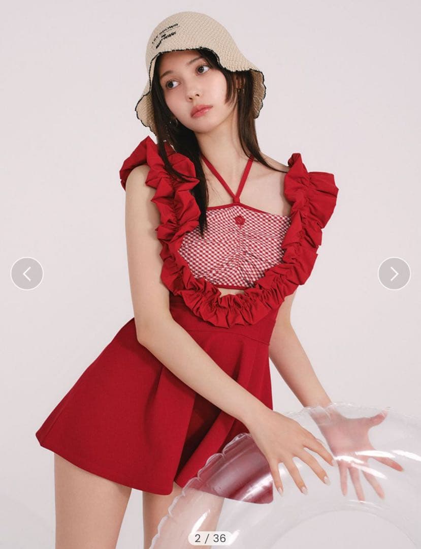 【LILY BROWN×MARY QUANT】3ピーススイムウエア　水着