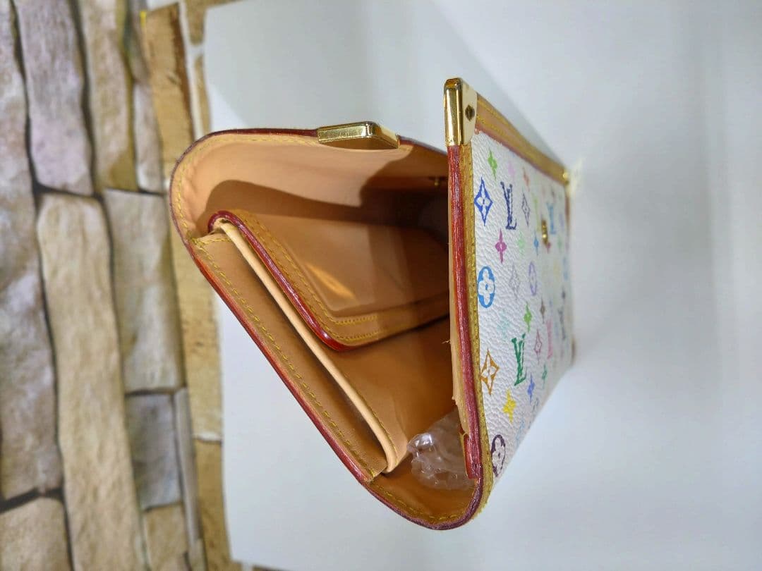 Louis Vuitton 長財布 ホワイト マルチカラー☆最後のビトン長財布