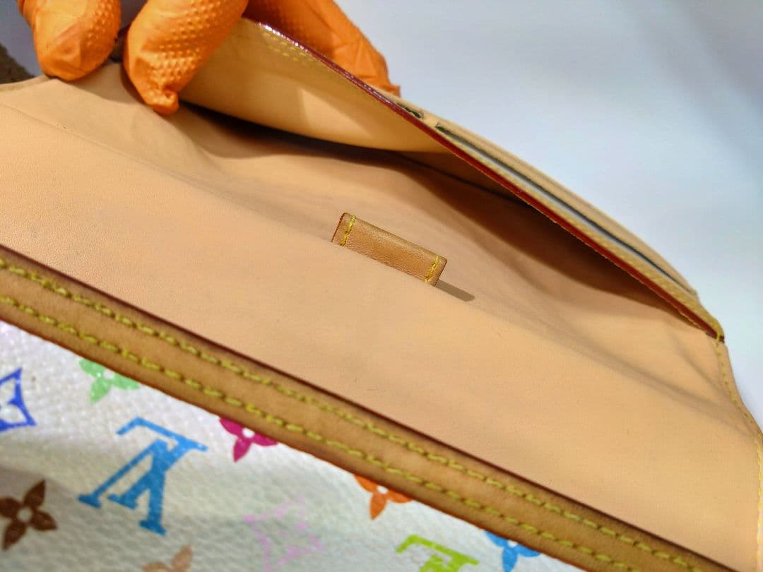 Louis Vuitton 長財布 ホワイト マルチカラー☆最後のビトン長財布