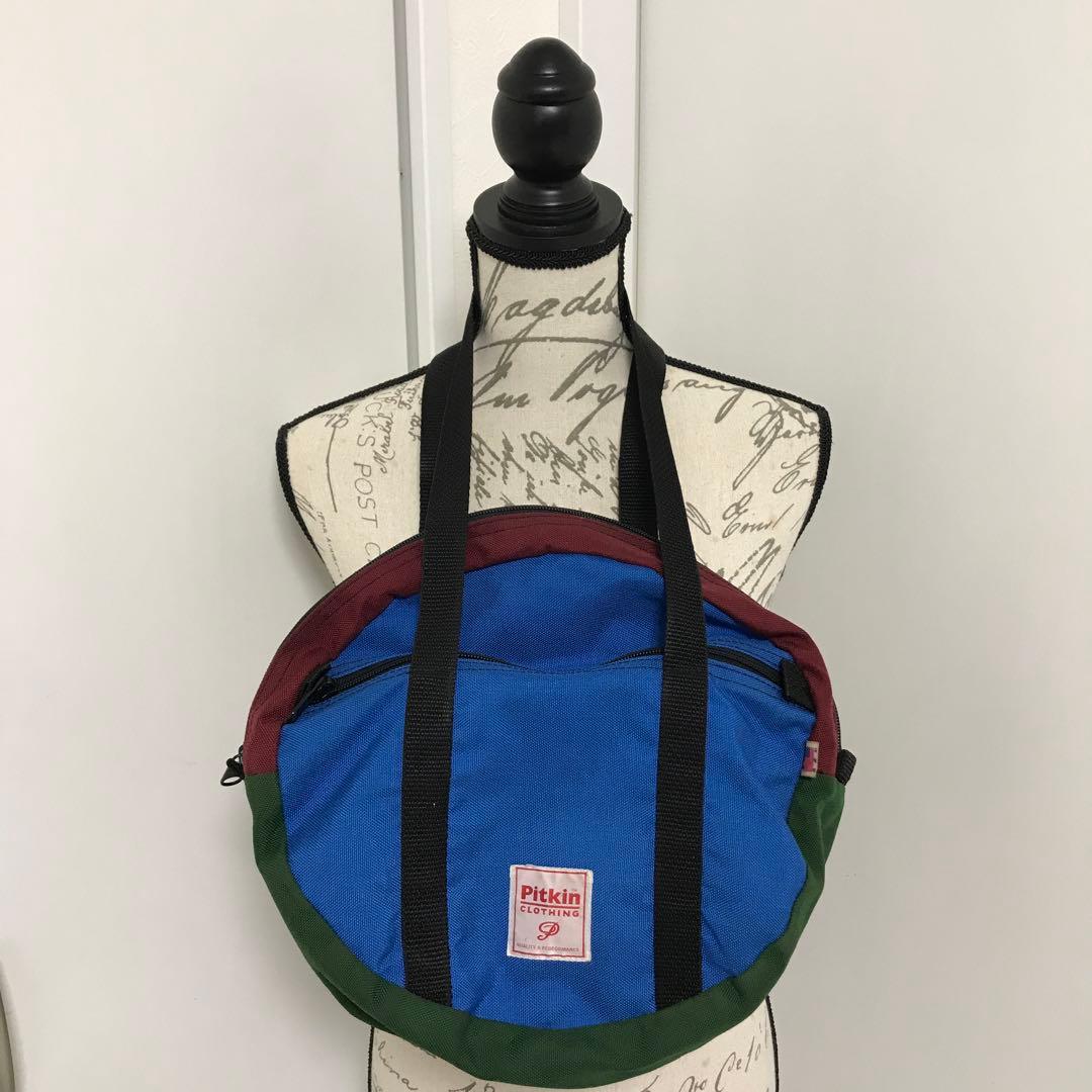 90'sビンテージ！アメリカ製 Pitkin CLOTHINGマルチカラーバッグ