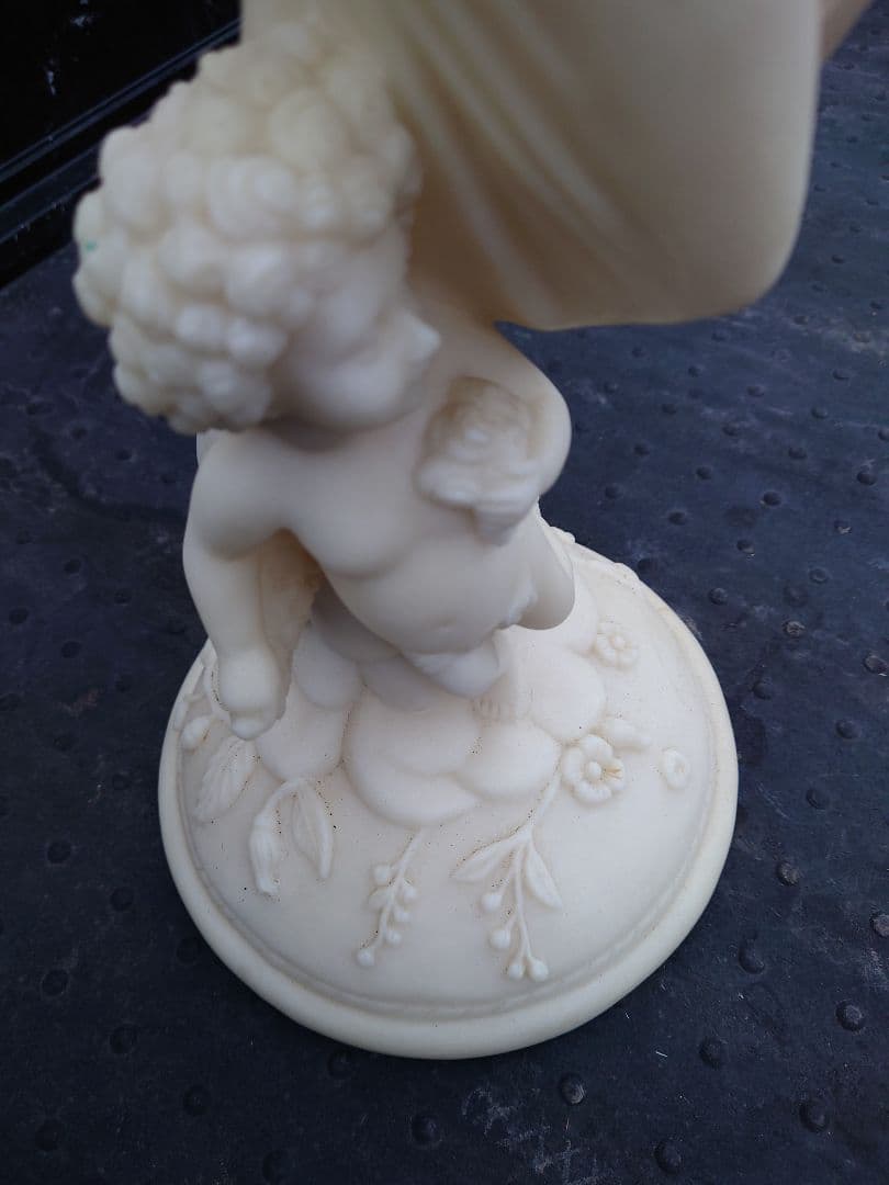 ヴィーナス少女少年像石像オブジェ置物美術品西洋美術アンティーク