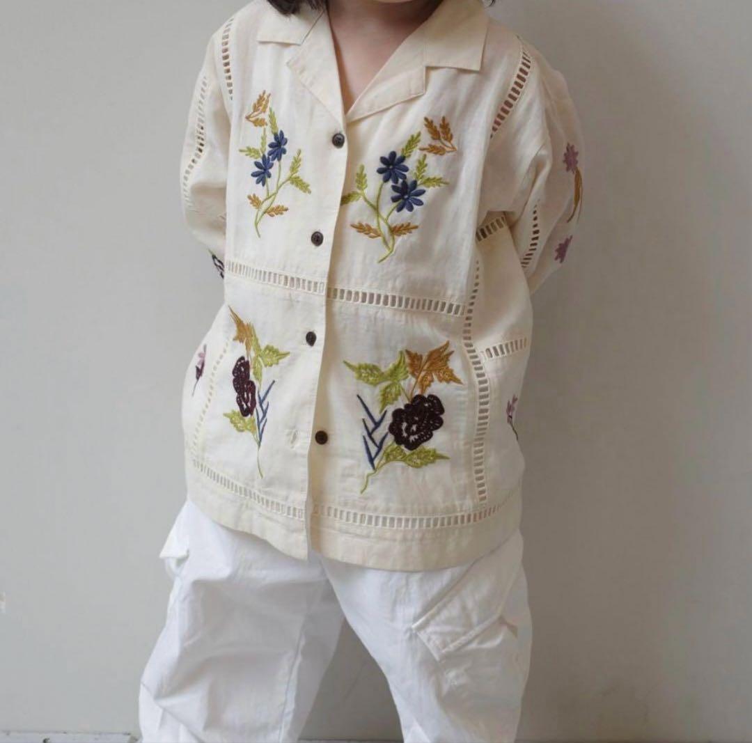 m*︎様 Embroidery Patchwork Shirts(KIDS)