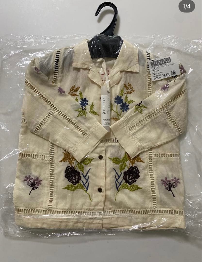 m*︎様 Embroidery Patchwork Shirts(KIDS)
