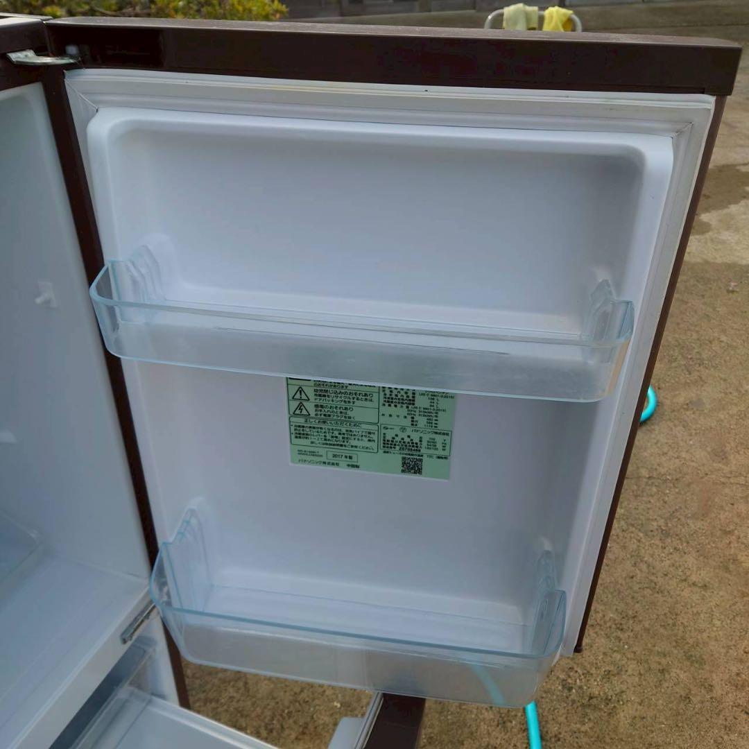 【良品】パナソニック　2ドア冷蔵庫　2017年製　北陸のみ送料無料