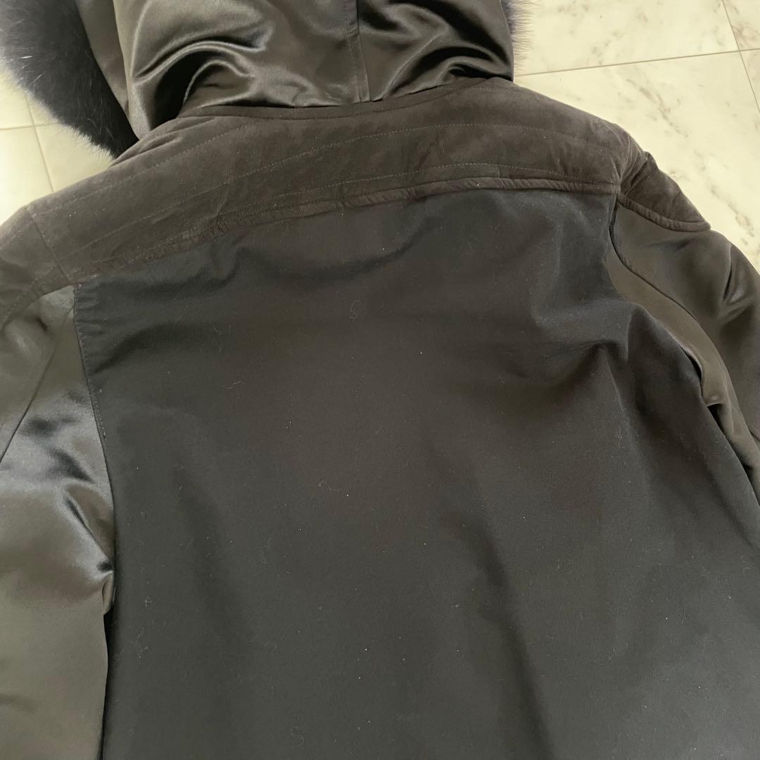 美品✨ツモリチサト アマモールモッズコート フォックスファー ライナー ブラック