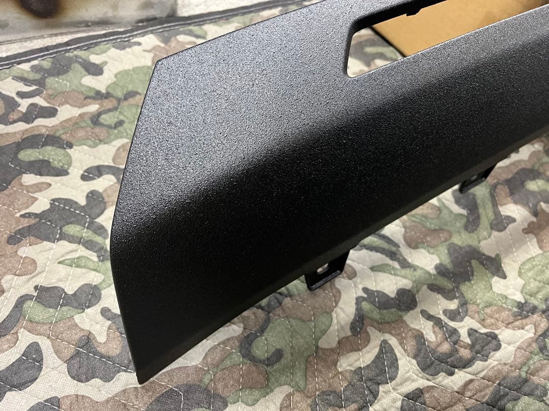 かあず様デリカD5 後期　フロントアンダーカバーリアバンパー　ラプター塗装