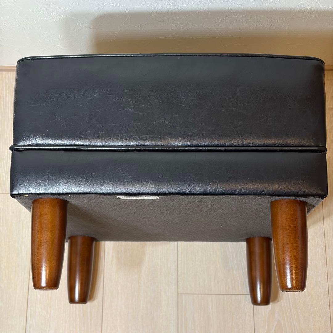 KARIMOKU60 カリモク　オットマン ブラック