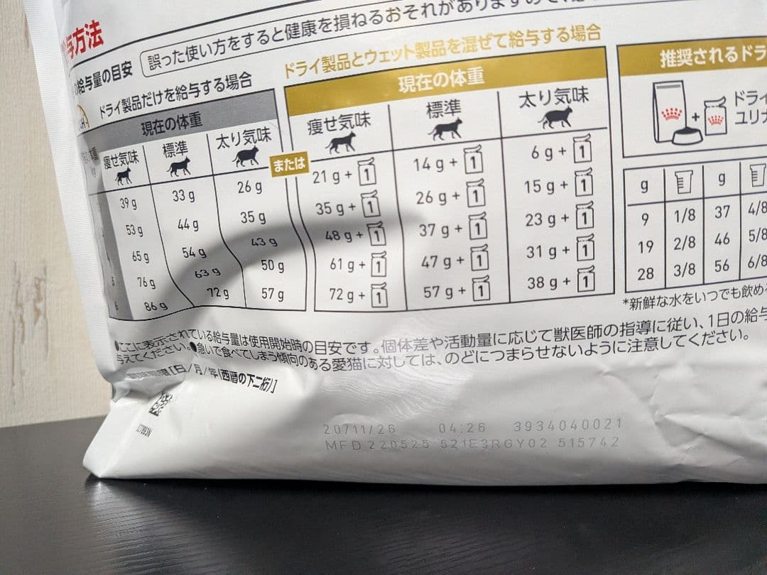 ロイヤルカナン ユリナリー S/O 4kg 猫