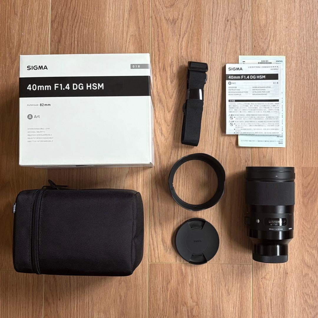 近日終了予定　SIGMA 40mm F1.4 DG HSM ライカLマウント