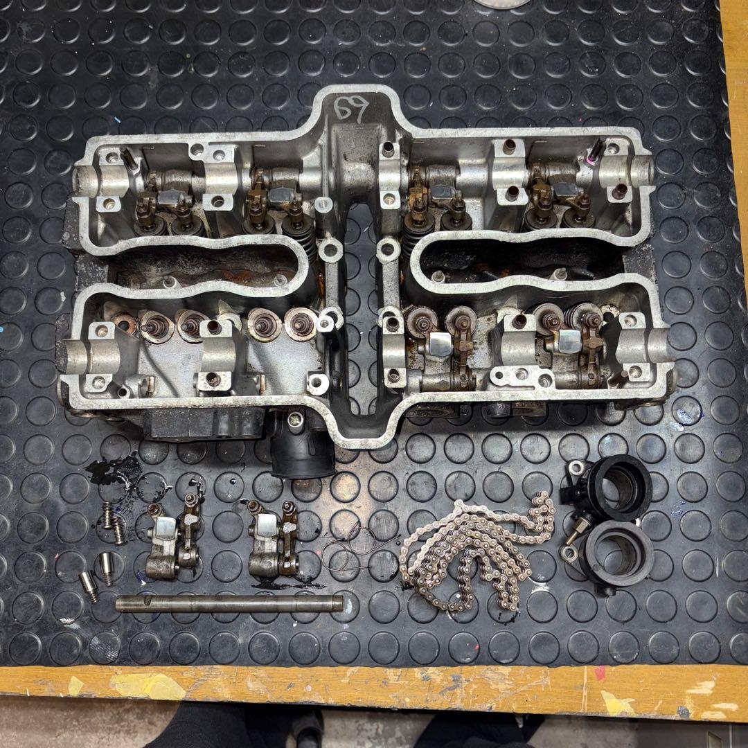 cbr400f CBR400F シリンダーヘッド