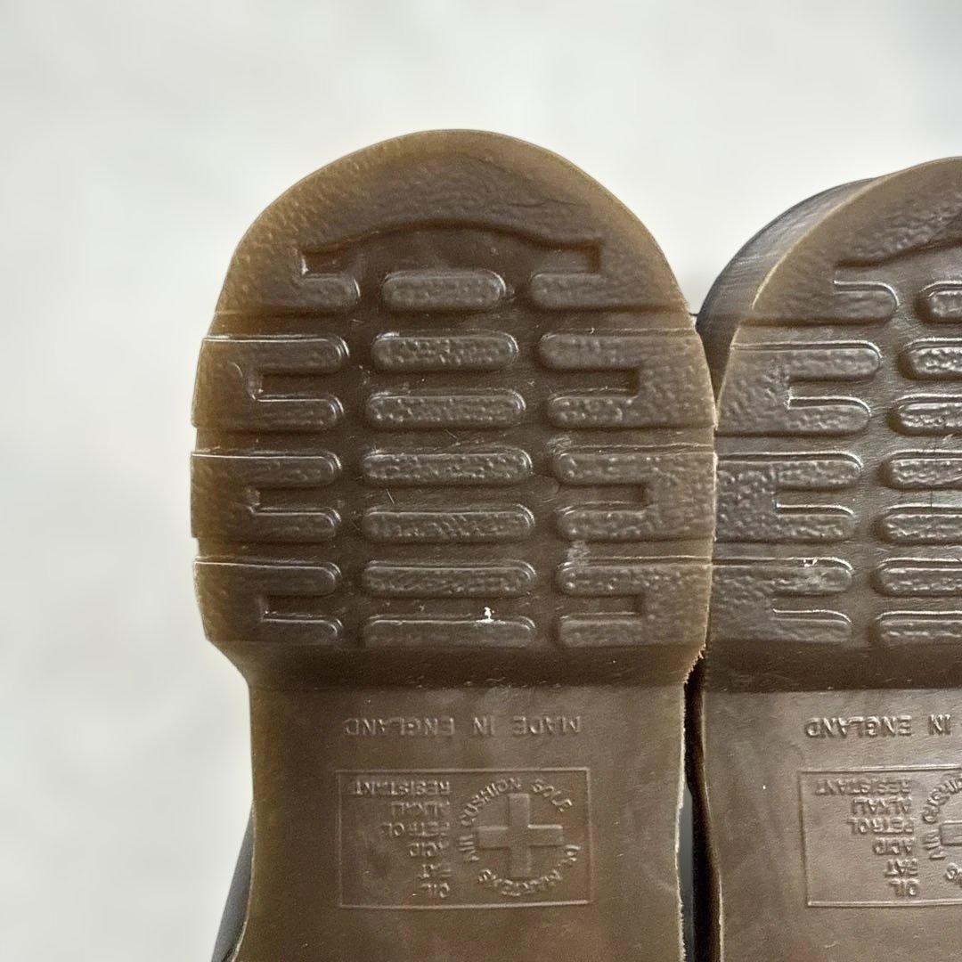 ドクターマーチン　レザーブーツ　ブラック　イングランド製　サイズ7 美品　紐なし