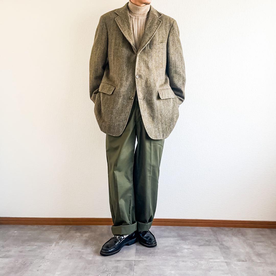 70s J PRESS カシミア モヘア ウール ツイード テーラードジャケット