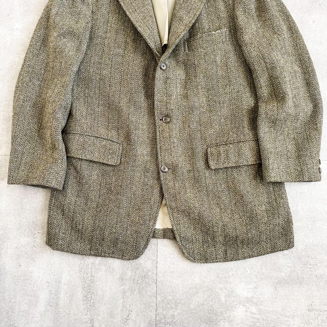70s J PRESS カシミア モヘア ウール ツイード テーラードジャケット