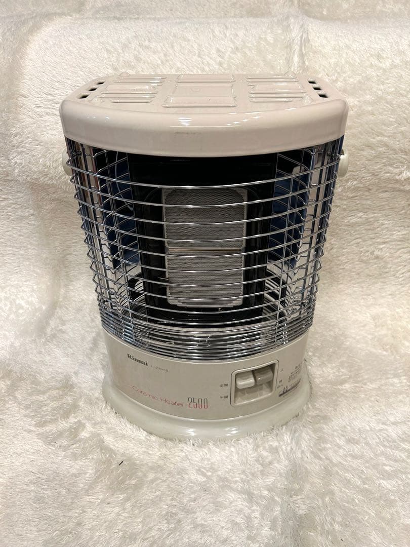 【外箱付き 美品】リンナナイ ガス赤外線ストーブ R-652PMSⅢ ガスコード