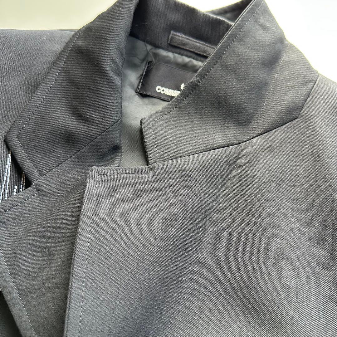 コムデギャルソン タック&ステッチデザイン バイアスカット テーラードジャケット