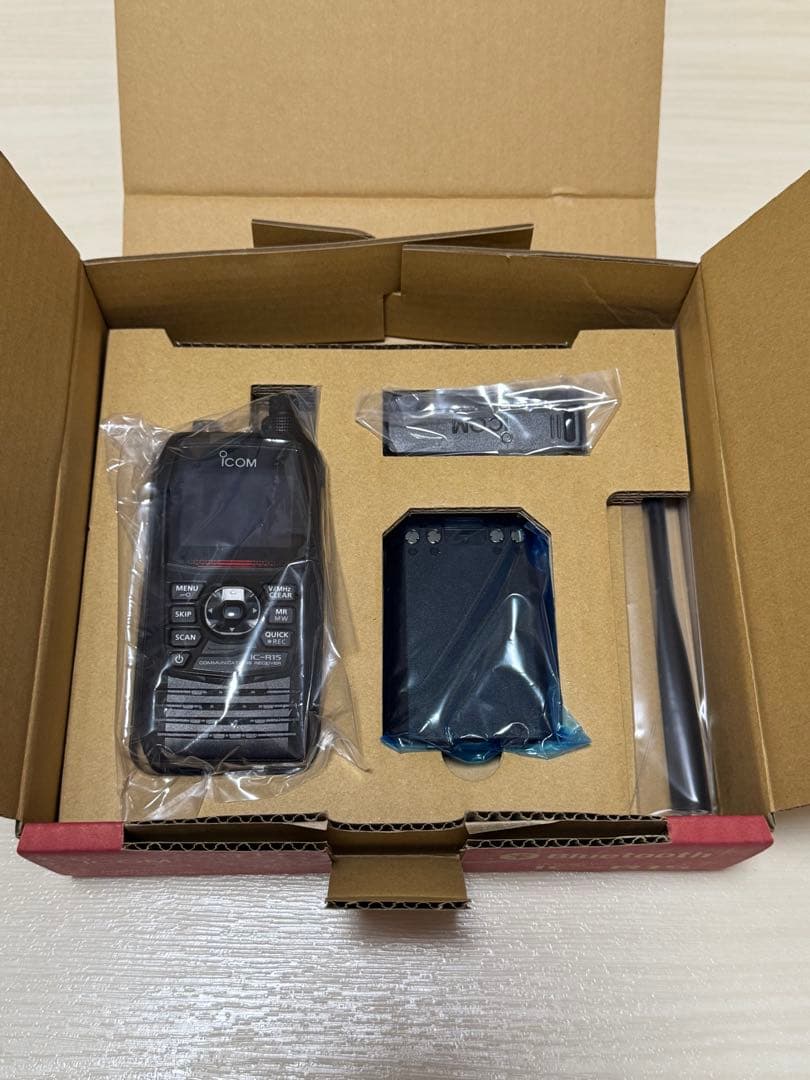 Icom IC-R15 受信機 急速充電器付き