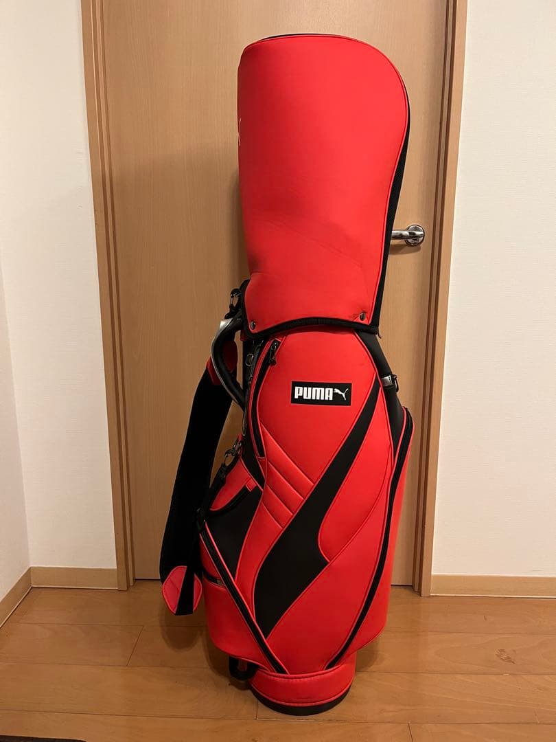 PUMA キャディバッグ レッド