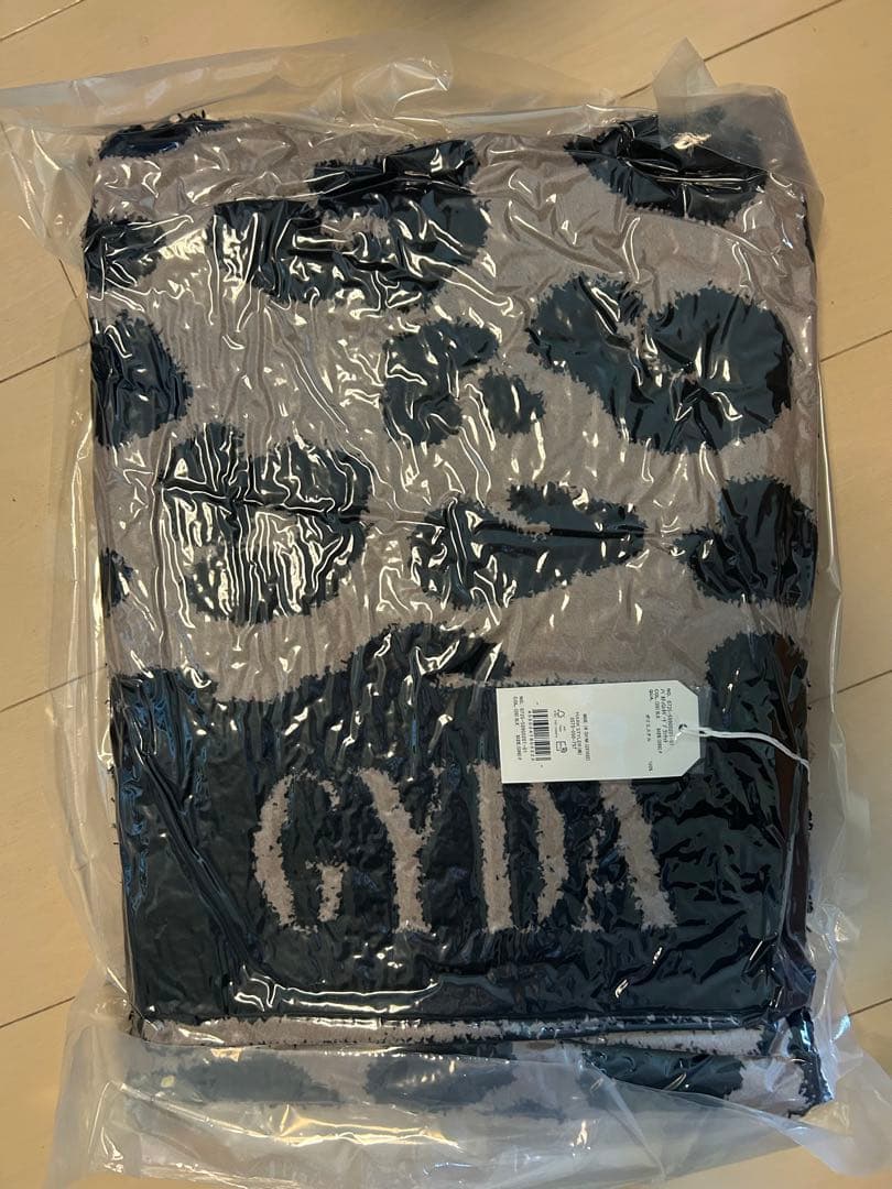 GYDA レオパードブランケット　col/ BK