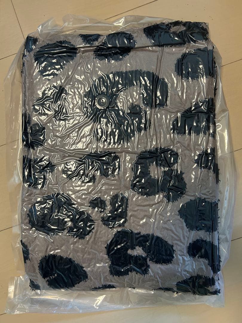 GYDA レオパードブランケット　col/ BK