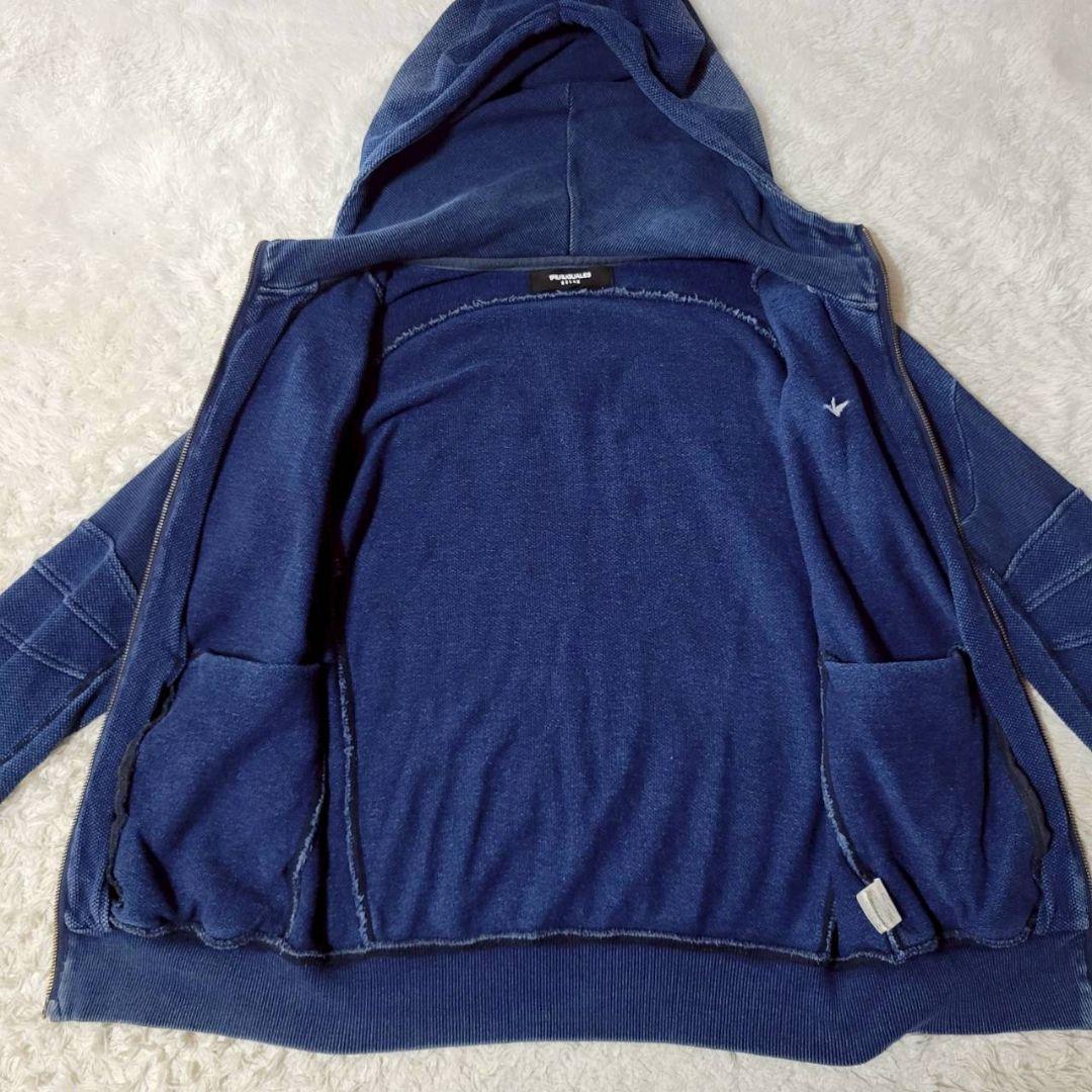 美品✨　ウノピュウ　リラックス　デニムウェア　ストレッチ　セットアップ　L