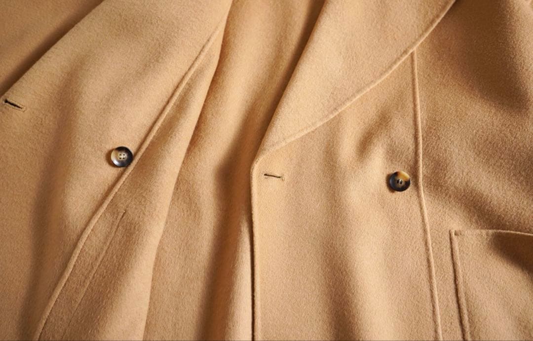 美品 ⭐︎BABYLONE ウールリバーミドルコート ジャケット　ベージュ