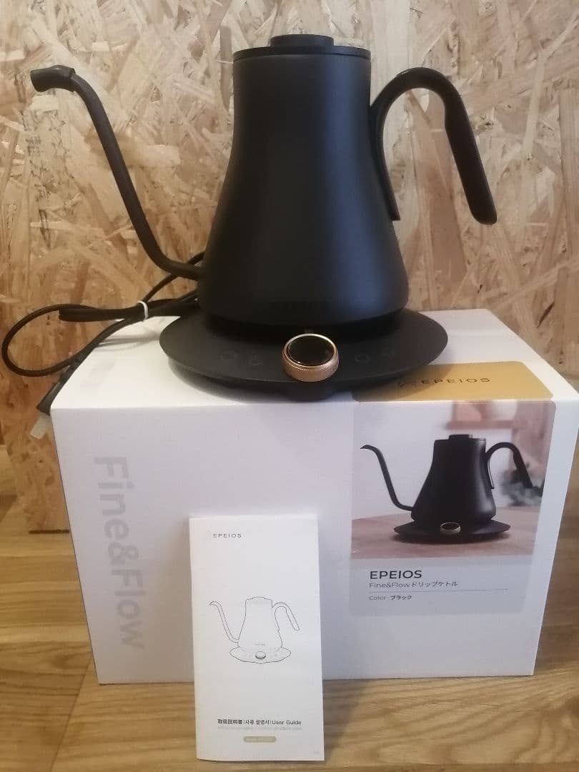 新品未使用　EPEIOS ブラック 電気ケトル