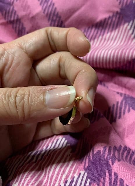 アクセサリー K18 YG ILLUSION GLASS PENDANT HORSE.