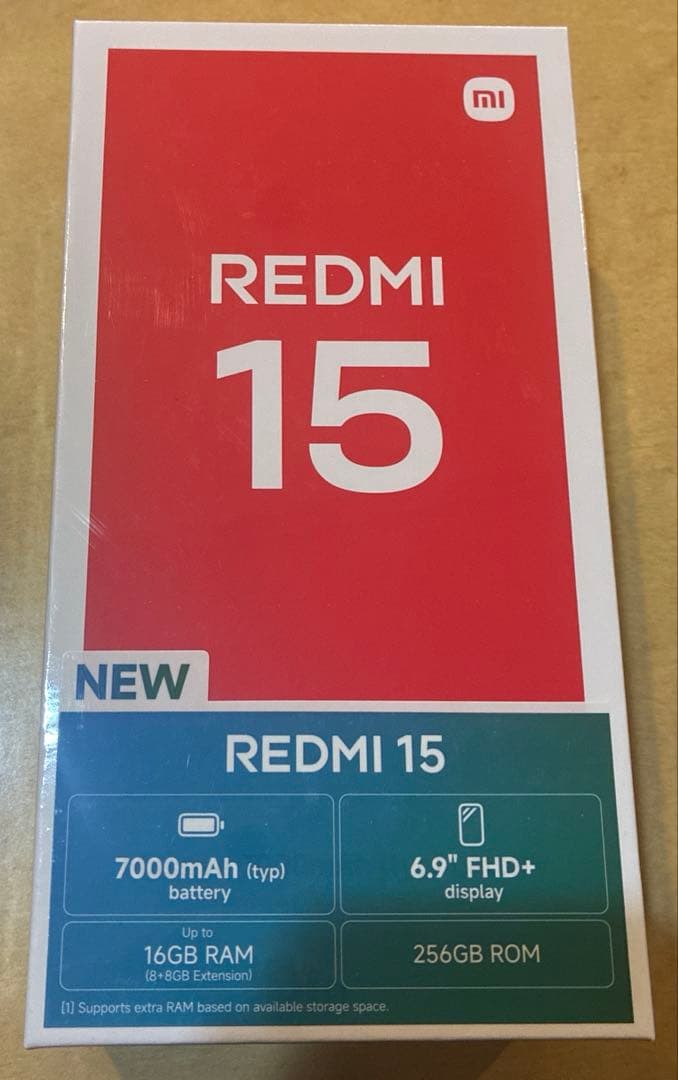 スマートフォン本体 redmi 15 16gb/256gb