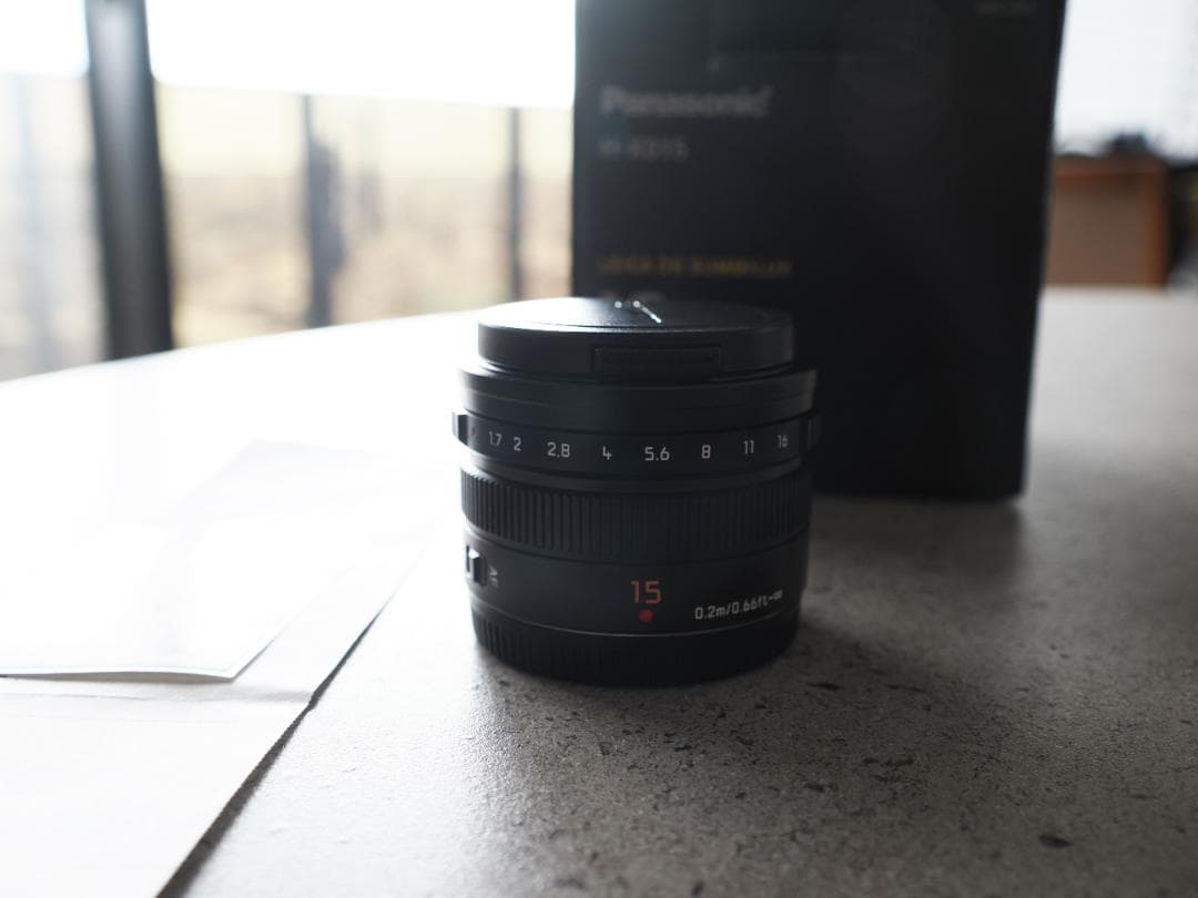 新品！パナソニック 15mm F1.7