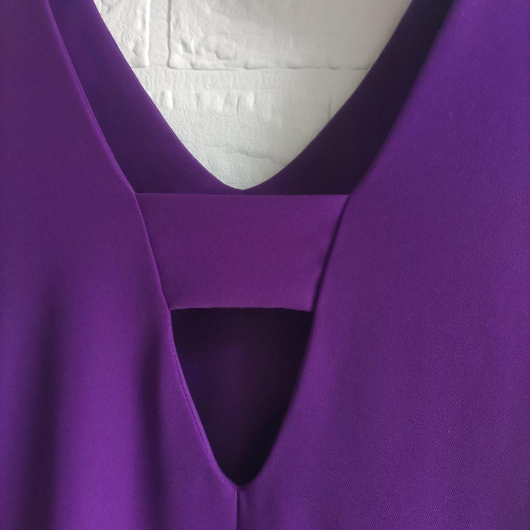 UN3D.　アンスリード　ビッグポケットフレアワンピース ノースリーブ