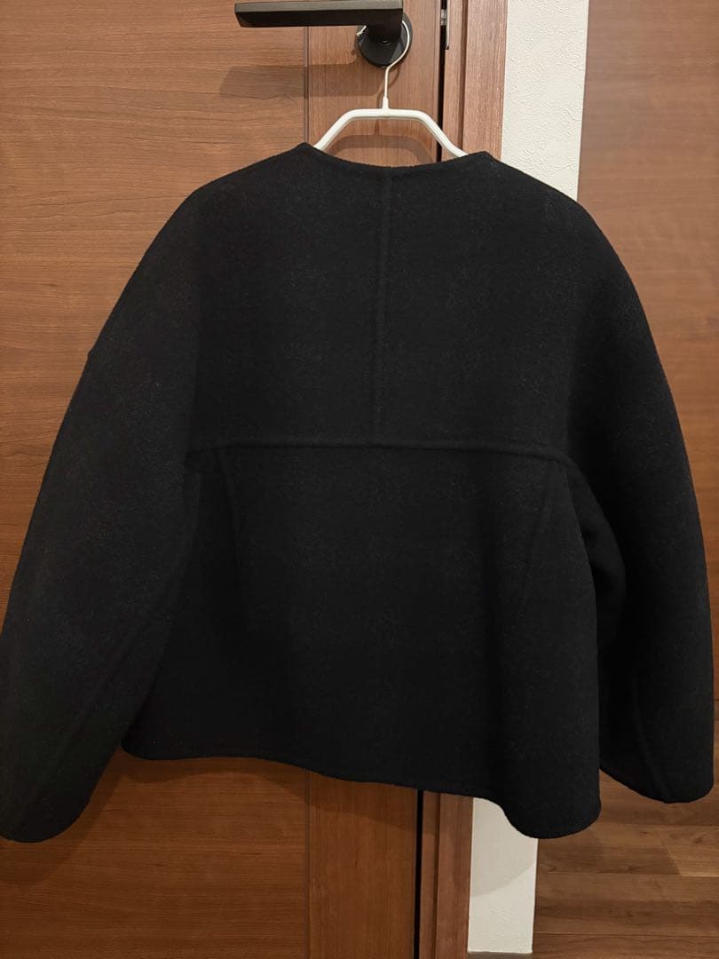 l*y様 【美品】Drawer ブロックチェック リバーシブル ノーカラー ジャ