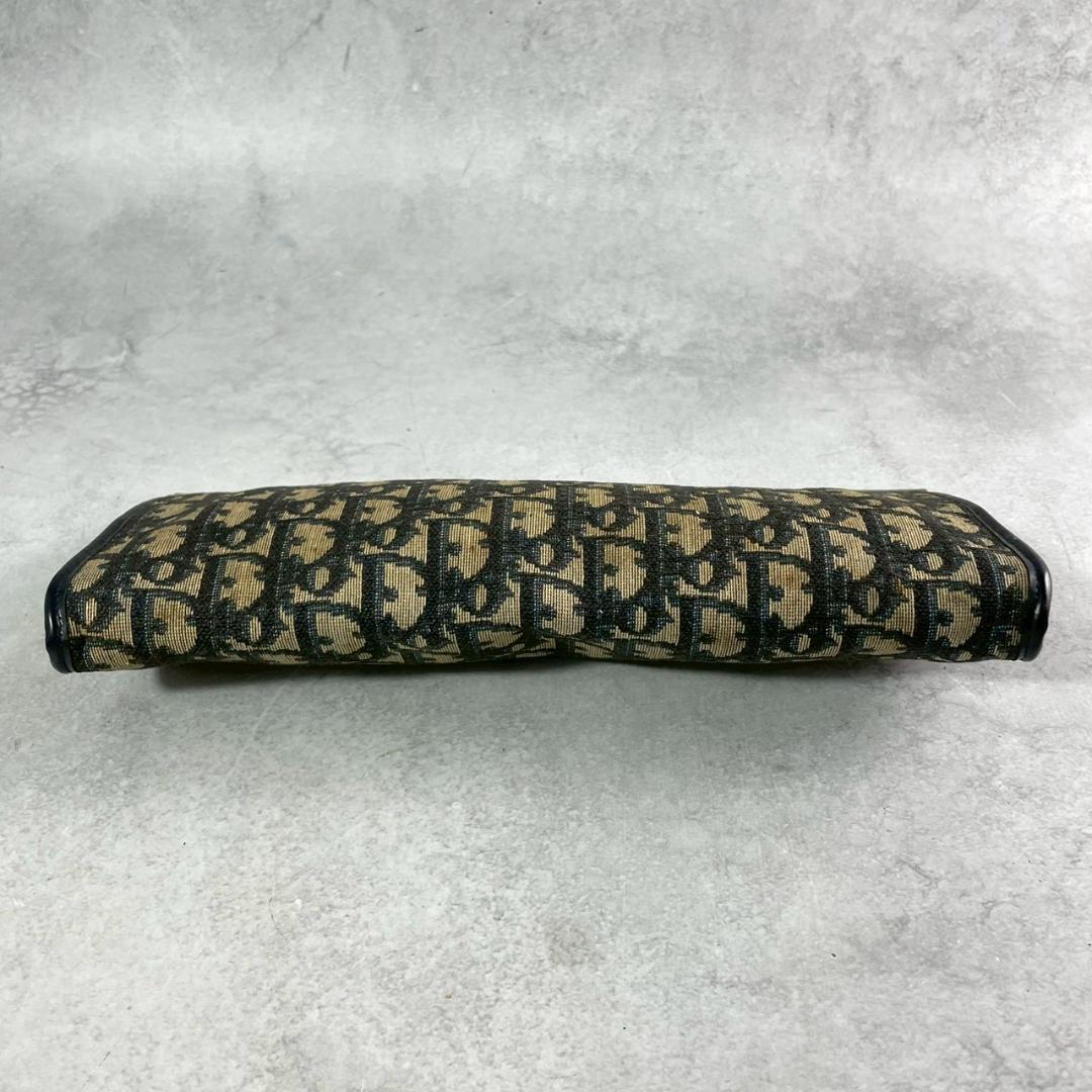 クリスチャンディオール がま口 バッグ トロッター クラッチ パーティ ベージュ