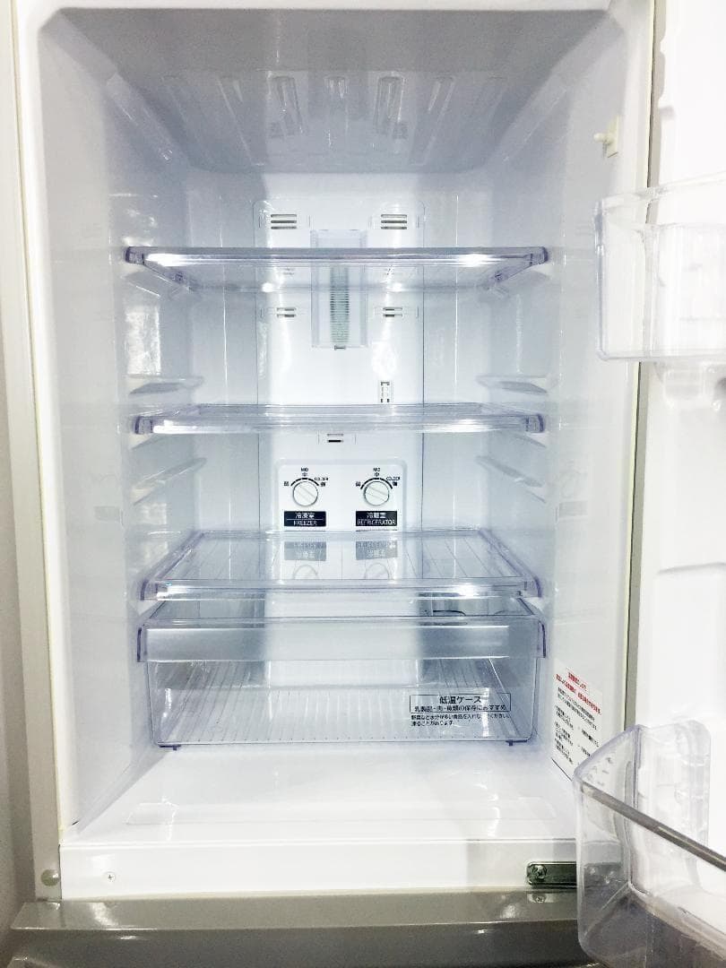 \"送料無料★◆中古★三菱 ラウンドカット 2ドア冷蔵庫 MR-P15W