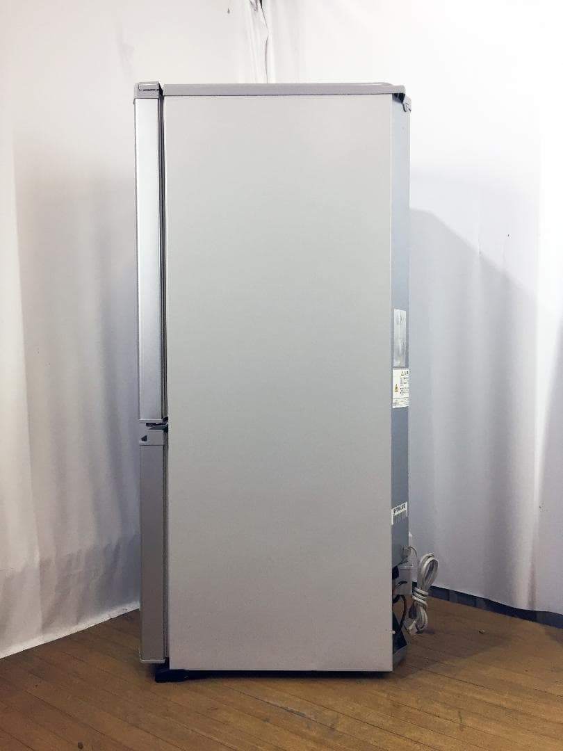 \"送料無料★◆中古★三菱 ラウンドカット 2ドア冷蔵庫 MR-P15W