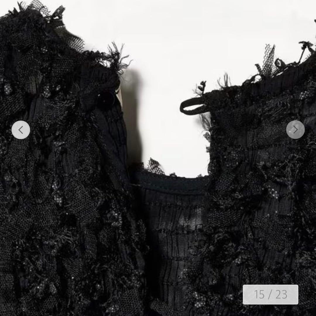 ユナイテッドアローズ ☆ ブラックファーベスト ノースリーブ