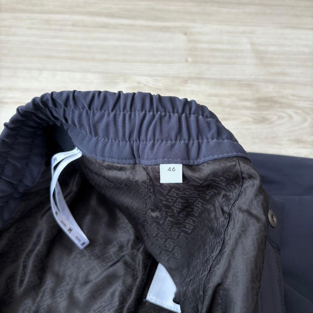 【美品】PT TORINO イージーパンツ ネイビー 46 M ストレッチ 軽量