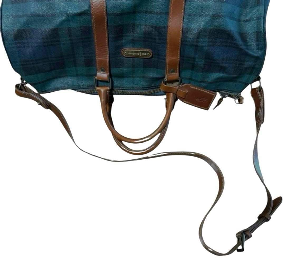 良品◎ ポロラルフローレン 2way 斜めがけ可 ボストンバッグ ショルダー付き