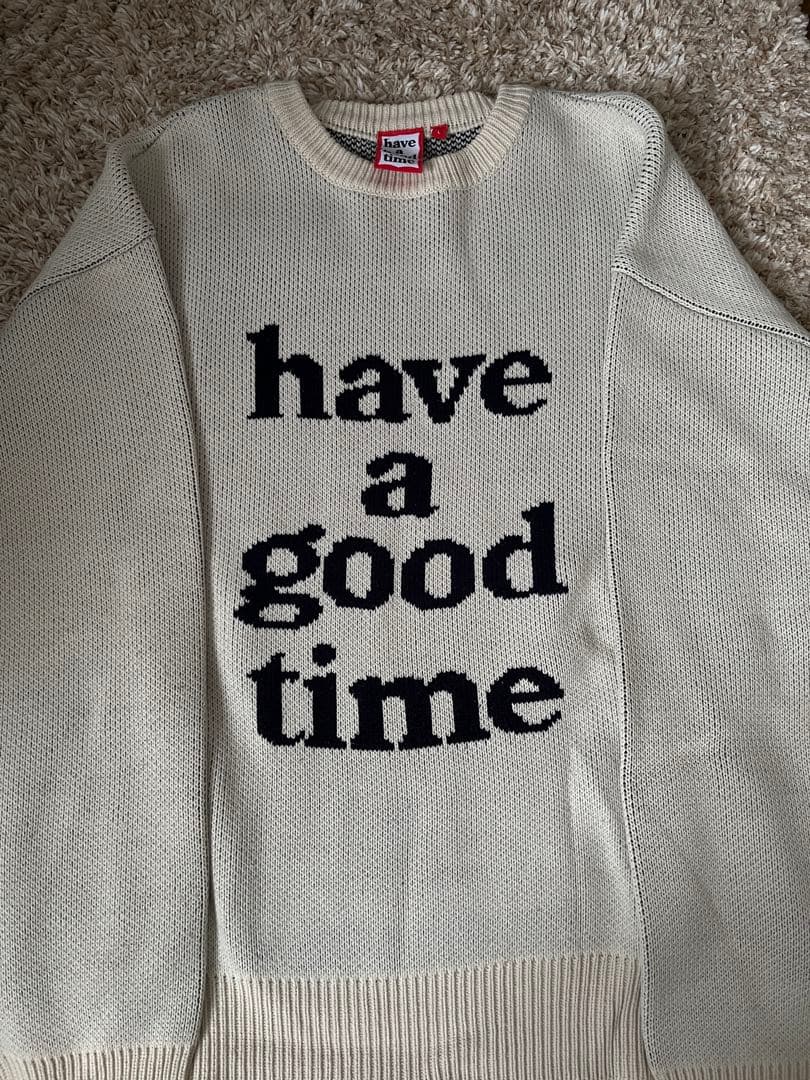 have a good time ニットセーター