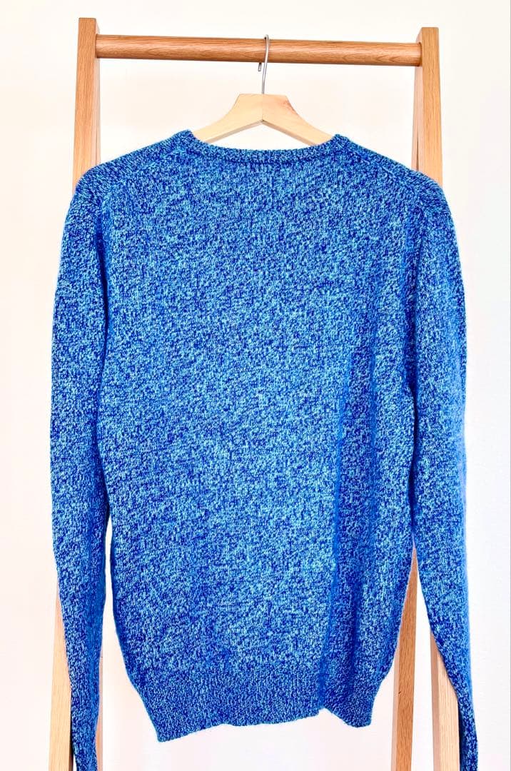 Factelier by UTO カシミヤ セーター メンズ/杢ブルー