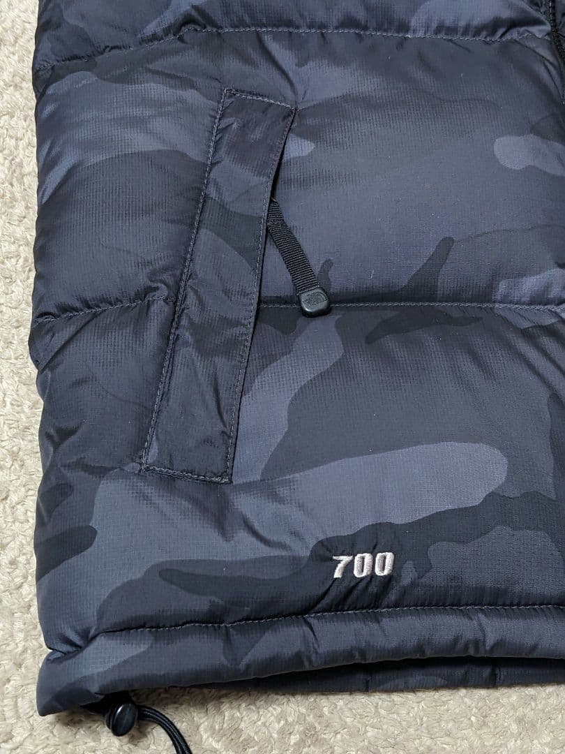【美品】 NORTH FACE 迷彩ヌプシダウンベスト ND01587