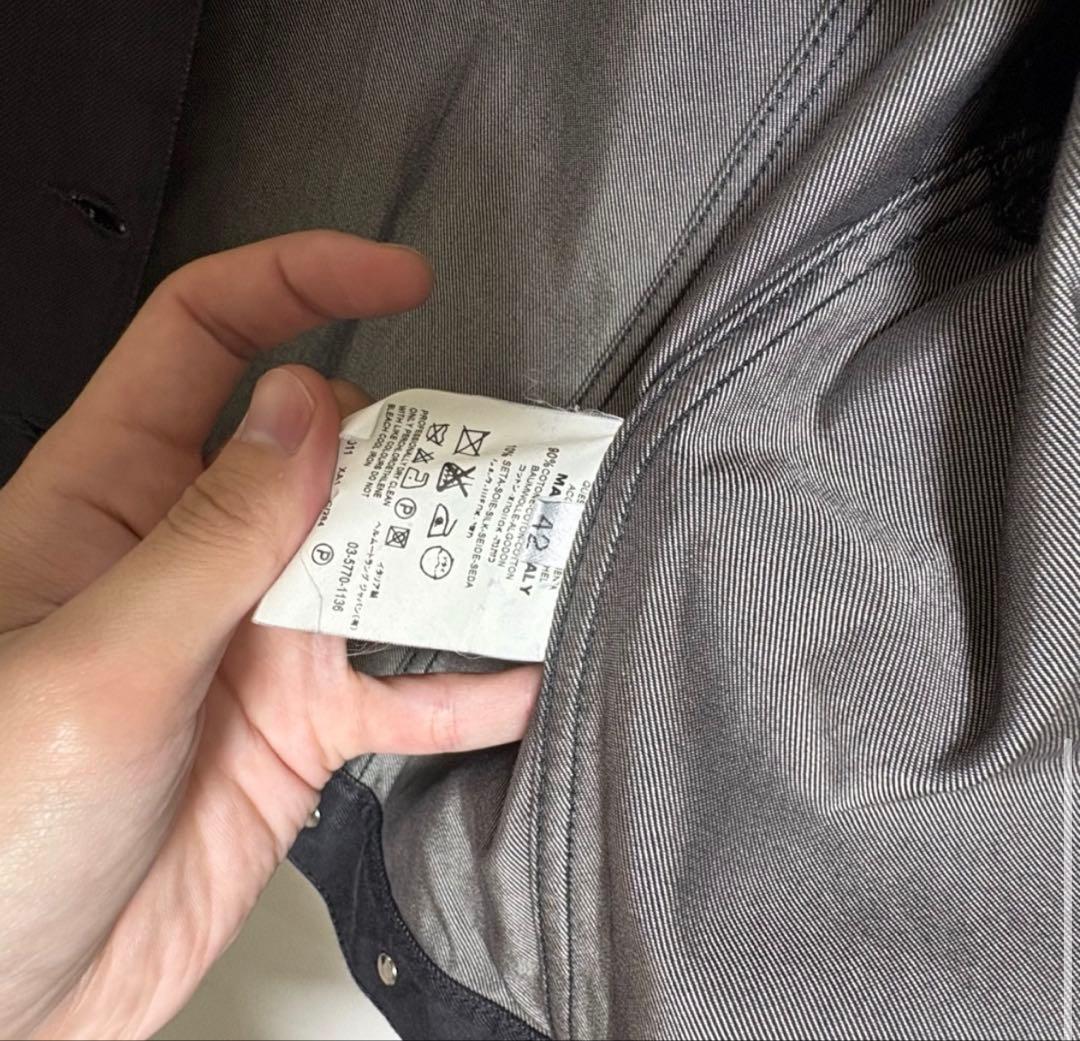 ジャケット・アウター helmutlang Silk denim jacket