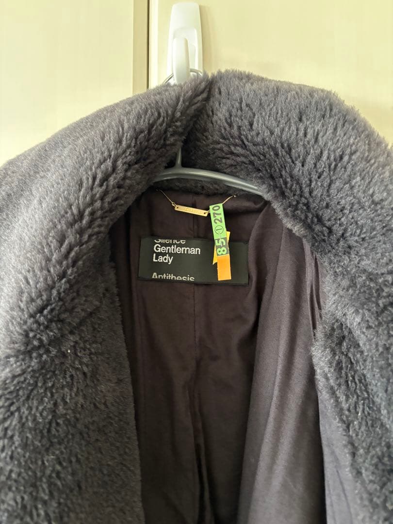 値下げ！　極美品　カオス ウールボアダブルコート スミクロ フリー